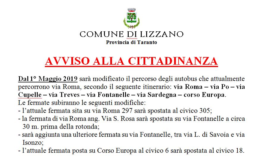 titolo immagine Immagine di Avviso alla cittadinanza