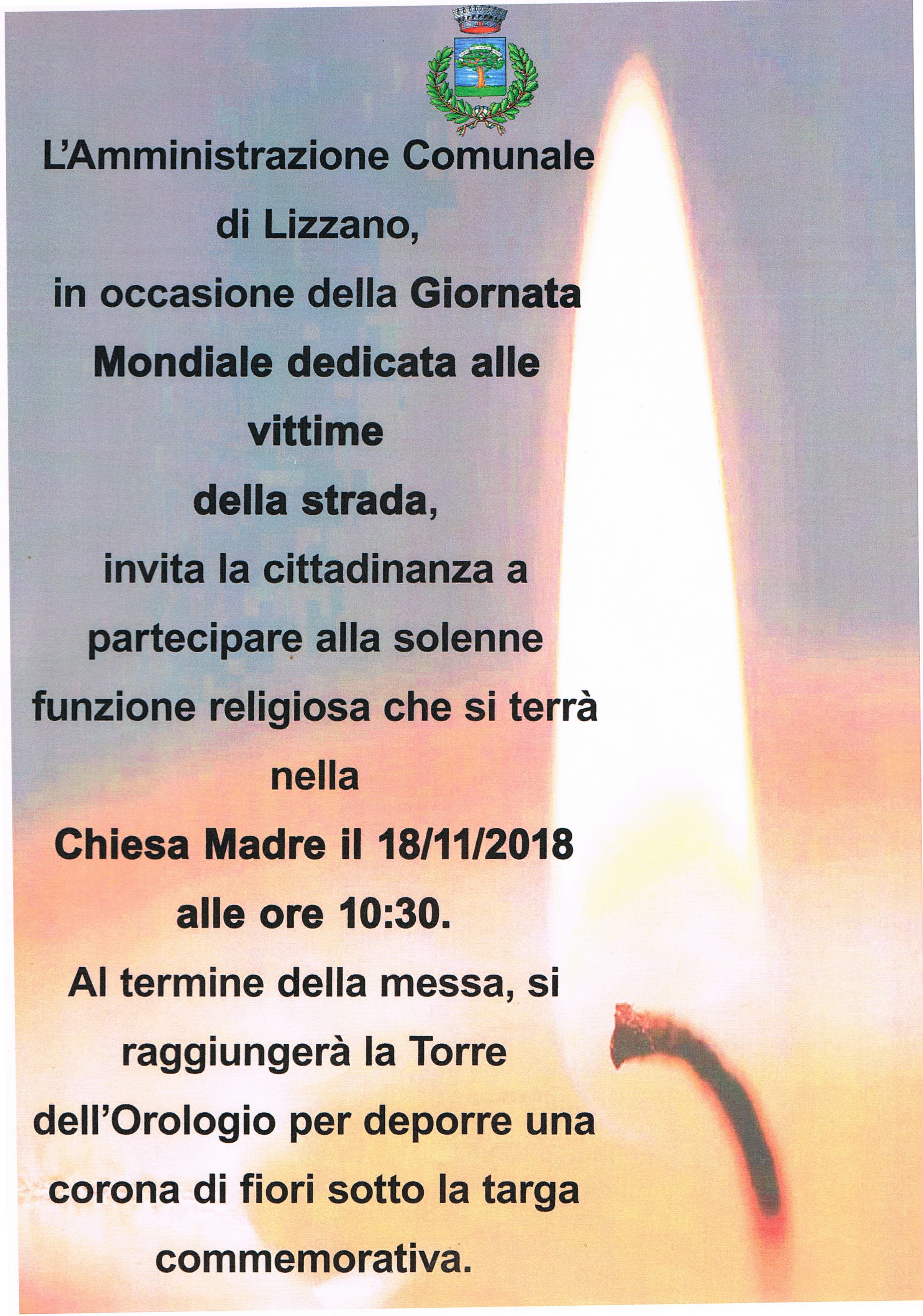 titolo immagine Immagine di Giornata mondiale vittime della strada