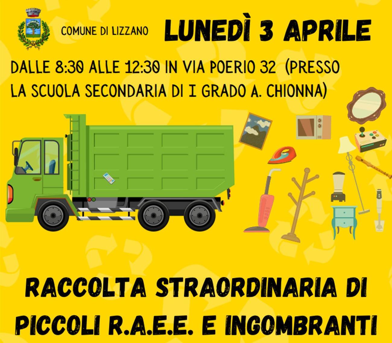 titolo immagine Immagine di Raccolta straordinaria di piccoli r.a.e.e. e ingombranti