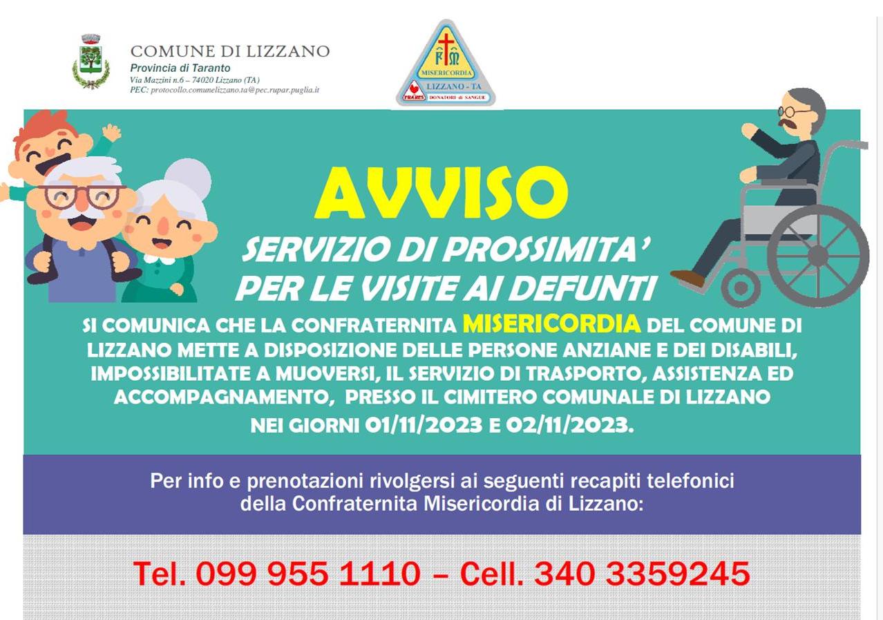 titolo immagine Immagine di Avviso - servizio navetta per le visite ai defunti