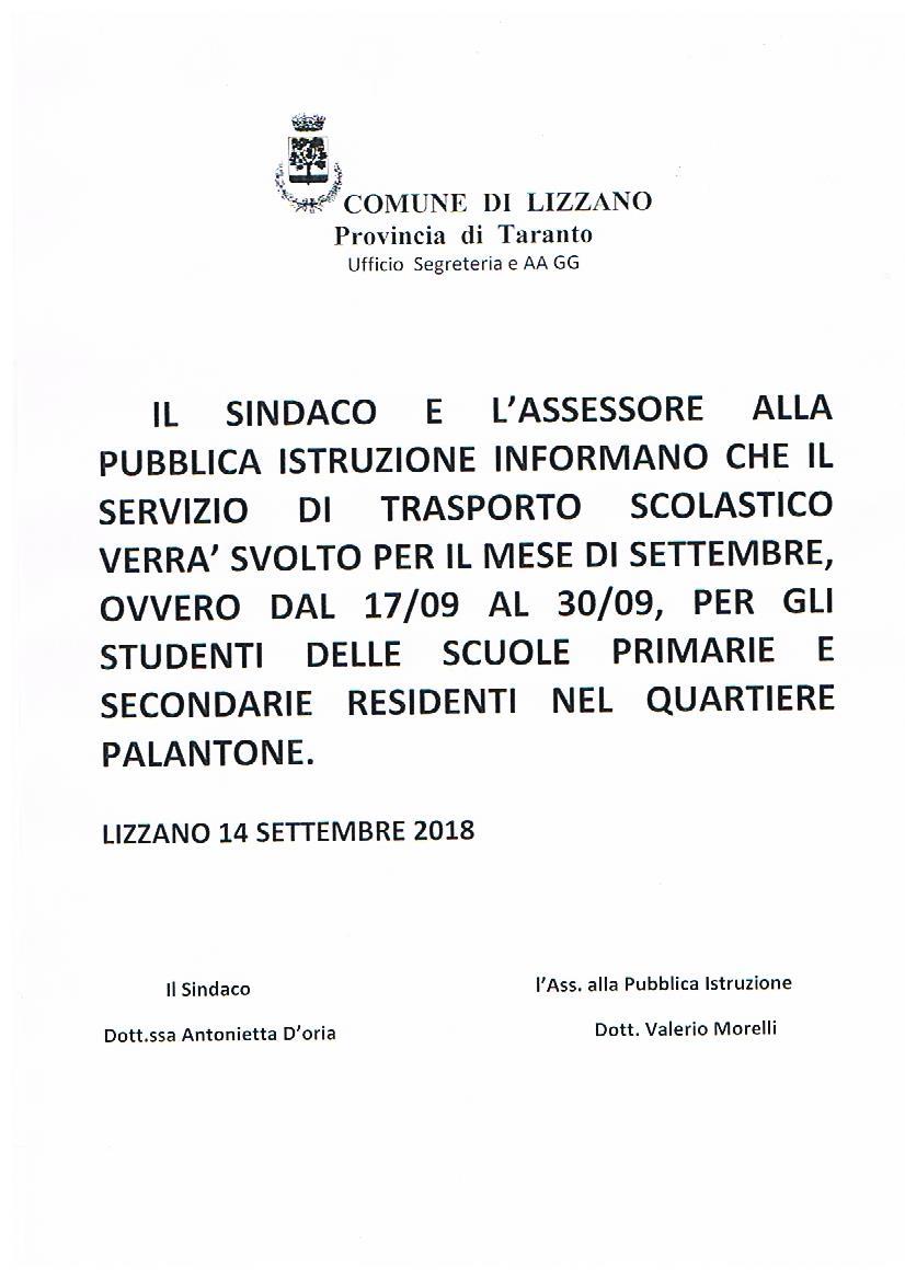 titolo immagine Immagine di Servizio trasporto scolastico