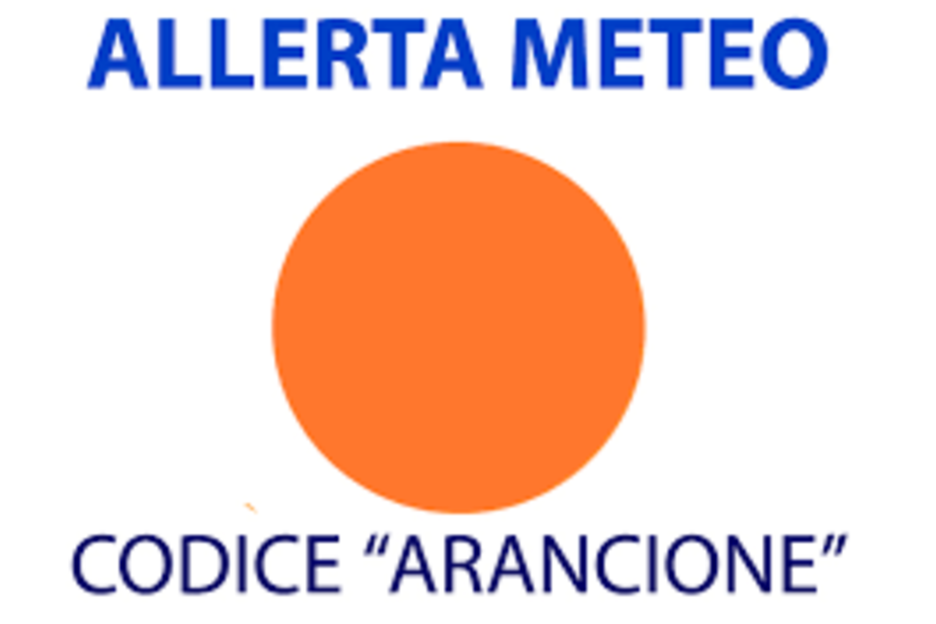 Immagine di Avviso allerta meteo arancione